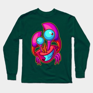 Happy Being Crabby Long Sleeve T-Shirt